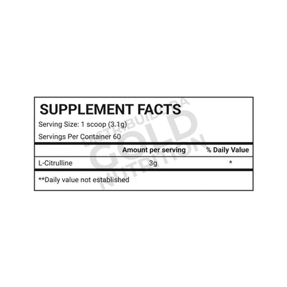 L-Citrulline 3g 180g Insane Labz