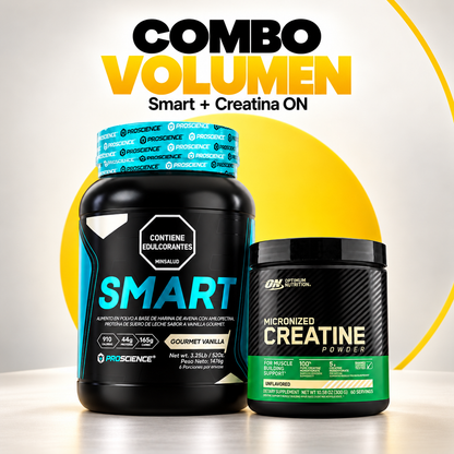 Combo Volumen - Smart Gainer 3LB Proscience + Creatina ON 300g - Merkefit Colombia