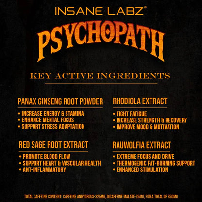 Psychopath 30 serv - Insane Labs