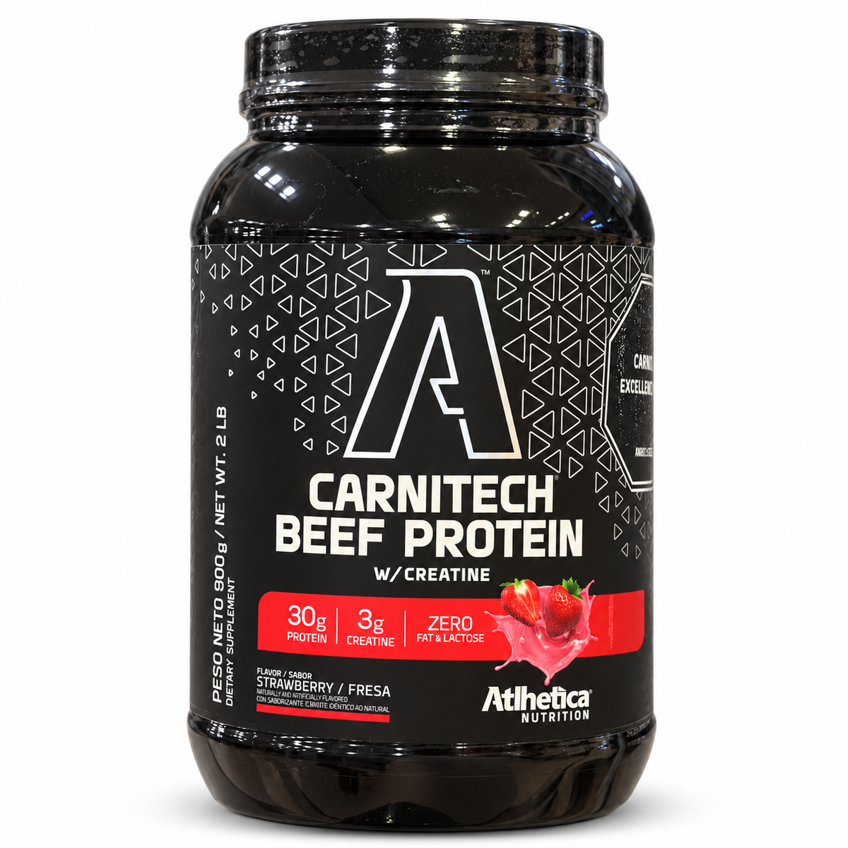 Carnitech 100% Beef Protein 2LB - Atlhetica - Merkefit Colombia