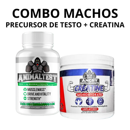 🔥💪 COMBO MACHOS – Testo + Creatina 💥🦍