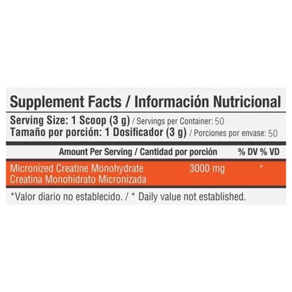 Creatina 150Gr 50 Serv - Healthy Sports