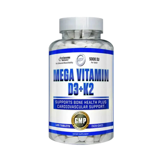 MEGA VITAMIN D3 + K2 – 5000 IU / 120 TABLETAS  HTP