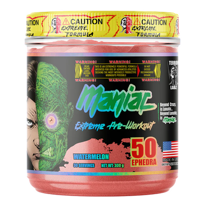 Maniac pre entreno 30 Serv - Terror Labz