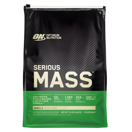 Serious Mass 12LB - Optimun Nutricion